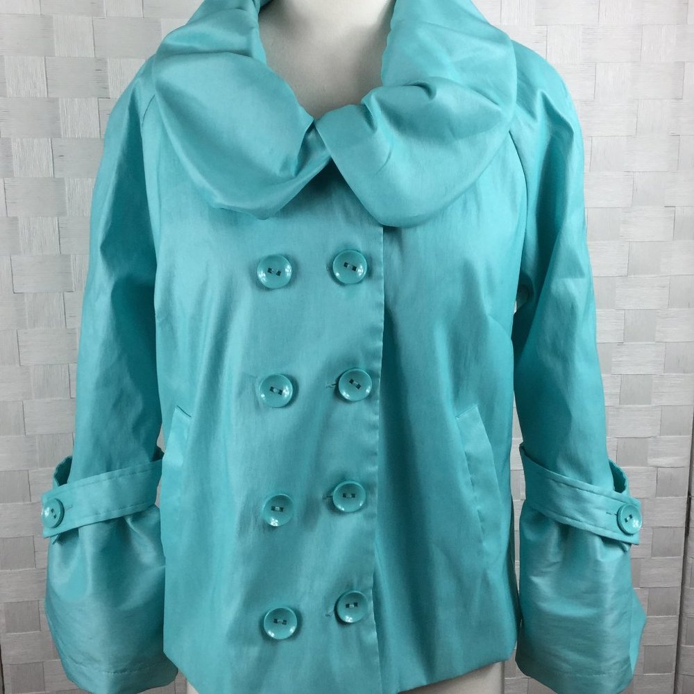 Samuel Dong Blue Lightweight Jacket, M - Picture 2 of 10